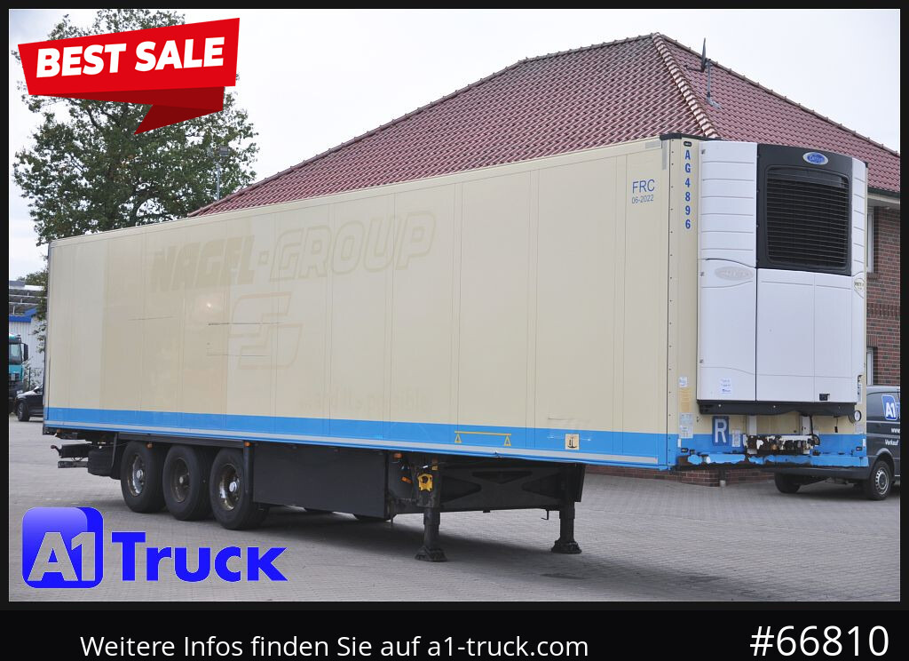 SCHMITZ Kühlkoffer, FP 60, Carrier Vector 1950 - Refrižeratorius puspriekabė: foto 1 SCHMITZ Kühlkoffer, FP 60, Carrier Vector 1950 - Refrižeratorius puspriekabė: foto 1