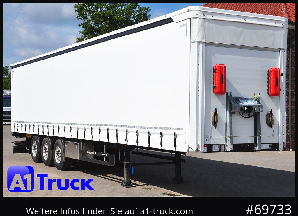 SCHWARZMUELLER Lenkachse Alu, Lift, Code XL DC 9.5 5920 Kg, - Tentinė puspriekabė: foto 1 SCHWARZMUELLER Lenkachse Alu, Lift, Code XL DC 9.5 5920 Kg, - Tentinė puspriekabė: foto 1