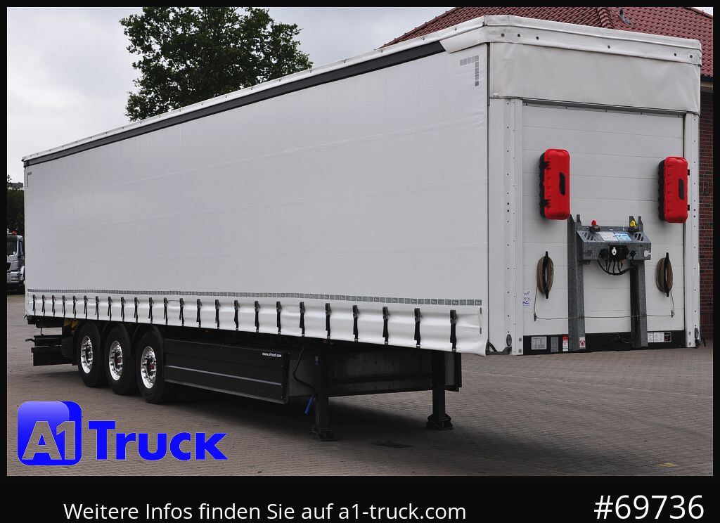 SCHWARZMUELLER Lenkachse Alu, Lift, PK, Code XL DC 9.5 5920 Kg, - Tentinė puspriekabė: foto 1 SCHWARZMUELLER Lenkachse Alu, Lift, PK, Code XL DC 9.5 5920 Kg, - Tentinė puspriekabė: foto 1