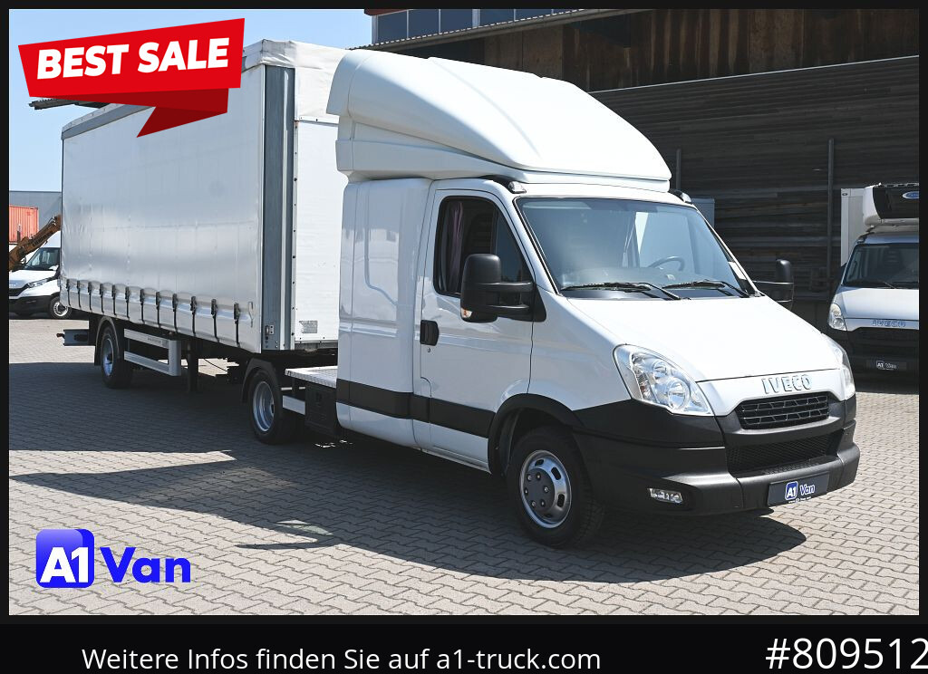 IVECO Daily 50C17 SZM, Klima, Tempomat, Schlafplatz - Vilkikas: foto 1 IVECO Daily 50C17 SZM, Klima, Tempomat, Schlafplatz - Vilkikas: foto 1