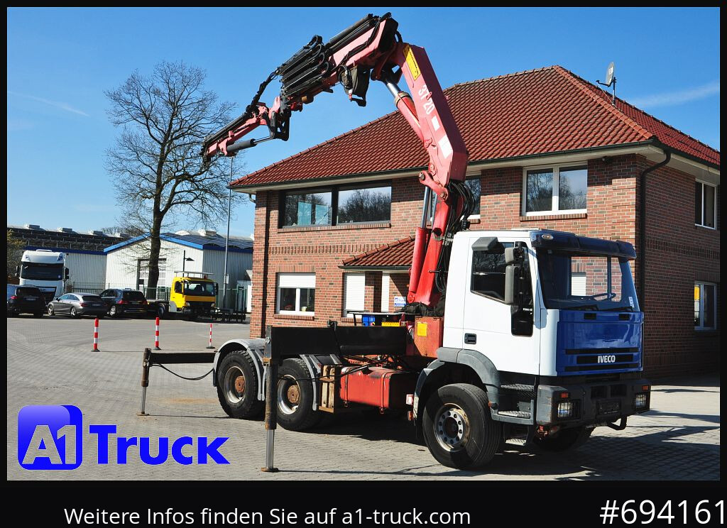 IVECO-MAGIRUS 420 6x4, HMF3722 Jib Funk Seilwinde, - Vilkikas: foto 1 IVECO-MAGIRUS 420 6x4, HMF3722 Jib Funk Seilwinde, - Vilkikas: foto 1