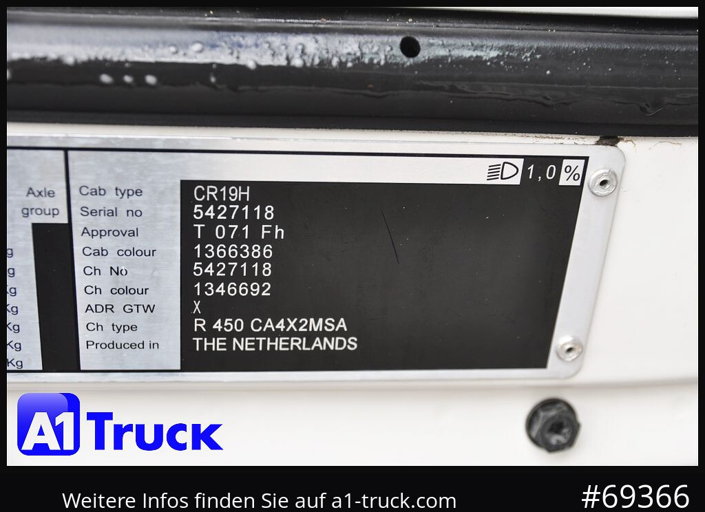 Vilkikas SCANIA R 450  Hydraulik Klima,: foto 12