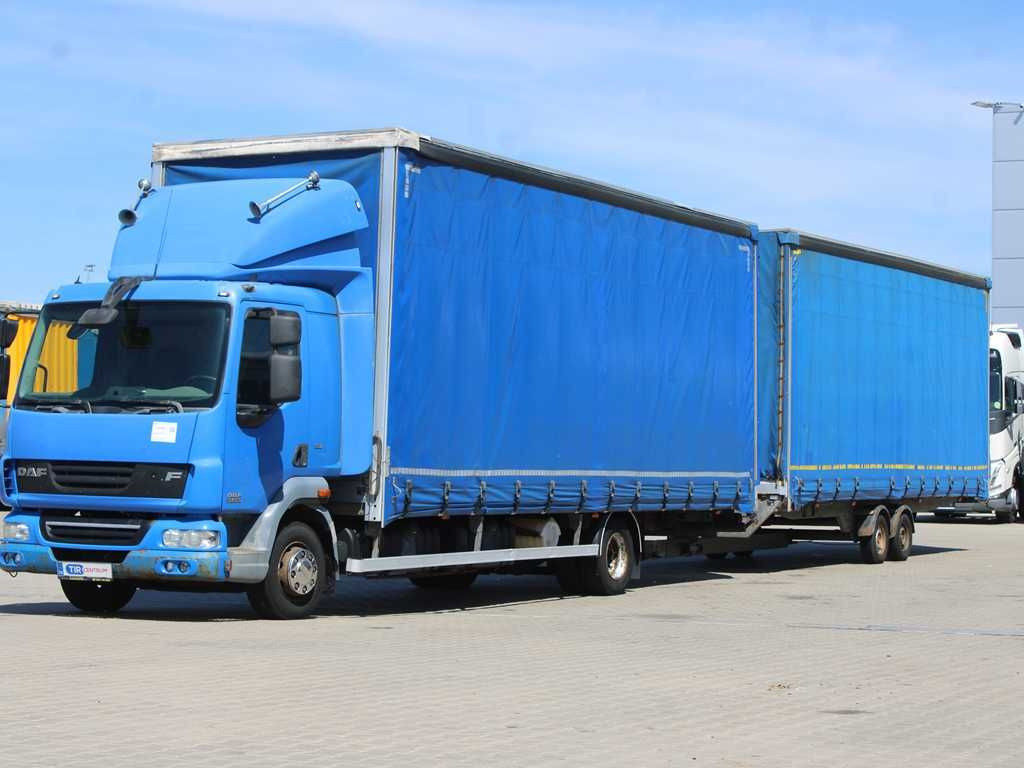 DAF FA LF 45, EURO 5, PNEU 80% + TRAILER AGADOS - Tentinis sunkvežimis: foto 1 DAF FA LF 45, EURO 5, PNEU 80% + TRAILER AGADOS - Tentinis sunkvežimis: foto 1