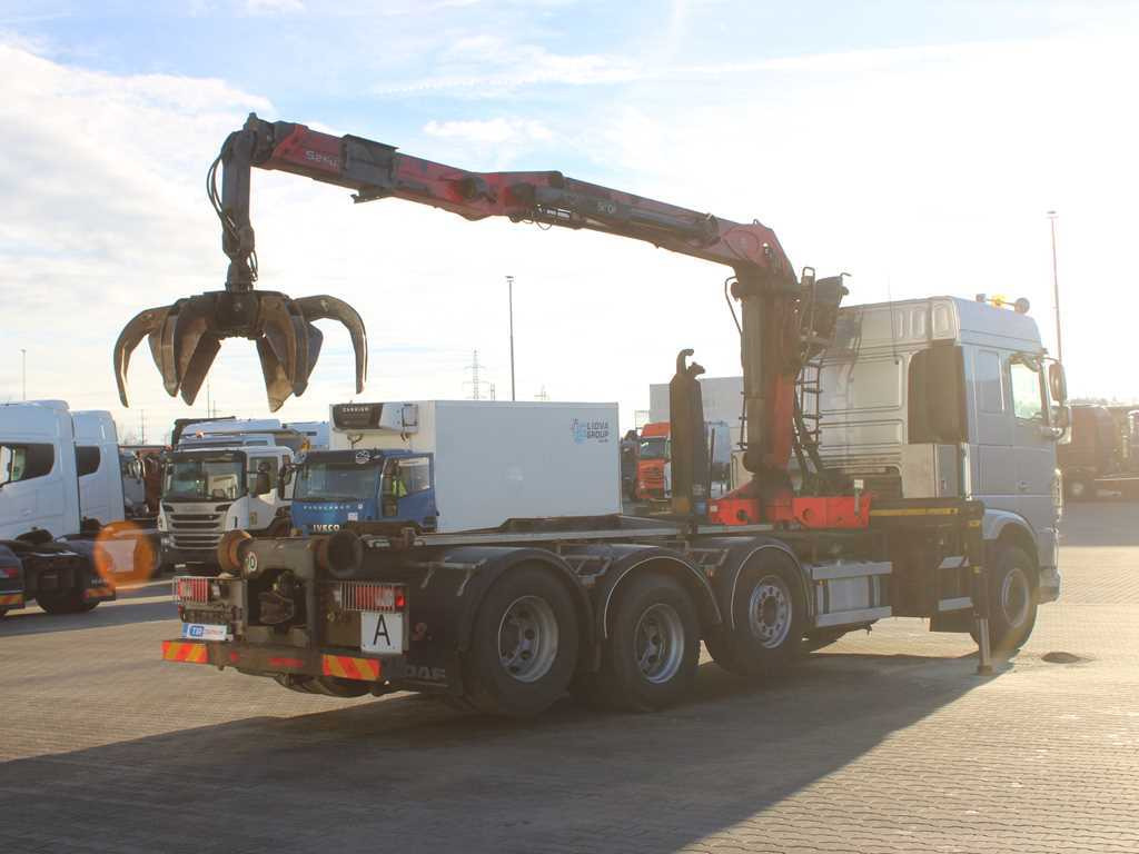 DAF XF 460, EURO 6, 8X2, 2X LIFT AXLE, PALFINGER S260Z96 - Hook-lift sunkvežimis, Sunkvežimis su kranu: foto 4 DAF XF 460, EURO 6, 8X2, 2X LIFT AXLE, PALFINGER S260Z96 - Hook-lift sunkvežimis, Sunkvežimis su kranu: foto 4