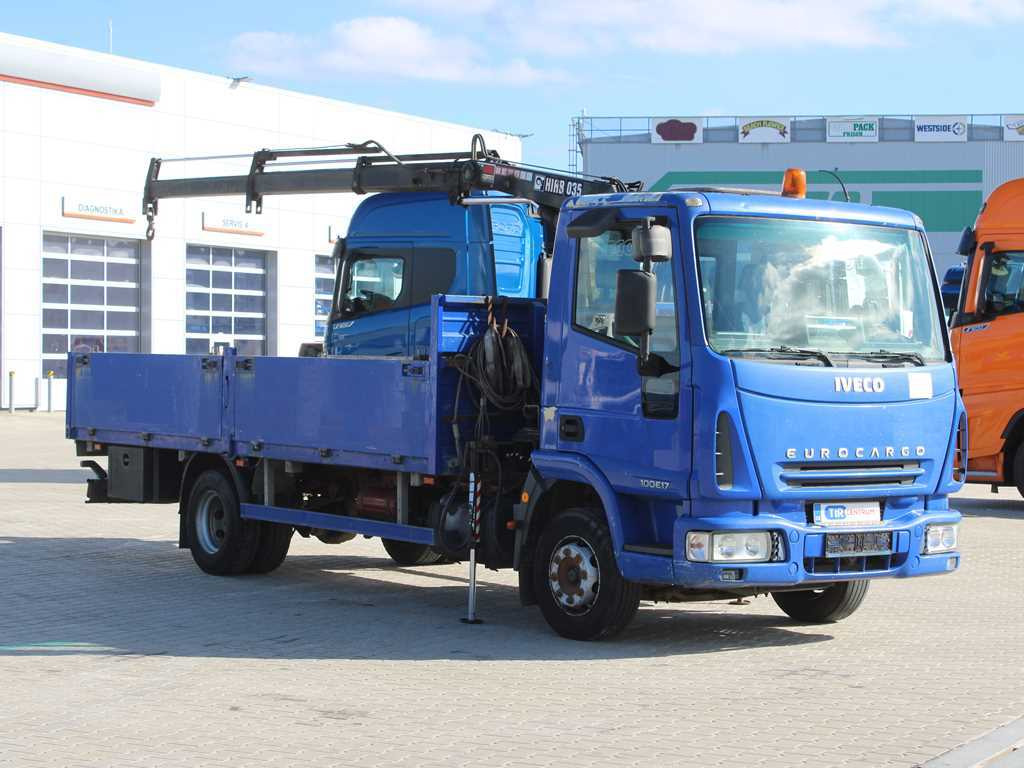 Iveco EUROCARGO 100E17, EURO 3, HYDRAULIC ARM HIAB 035-2 - Platforminis/ Bortinis sunkvežimis, Sunkvežimis su kranu: foto 3 Iveco EUROCARGO 100E17, EURO 3, HYDRAULIC ARM HIAB 035-2 - Platforminis/ Bortinis sunkvežimis, Sunkvežimis su kranu: foto 3