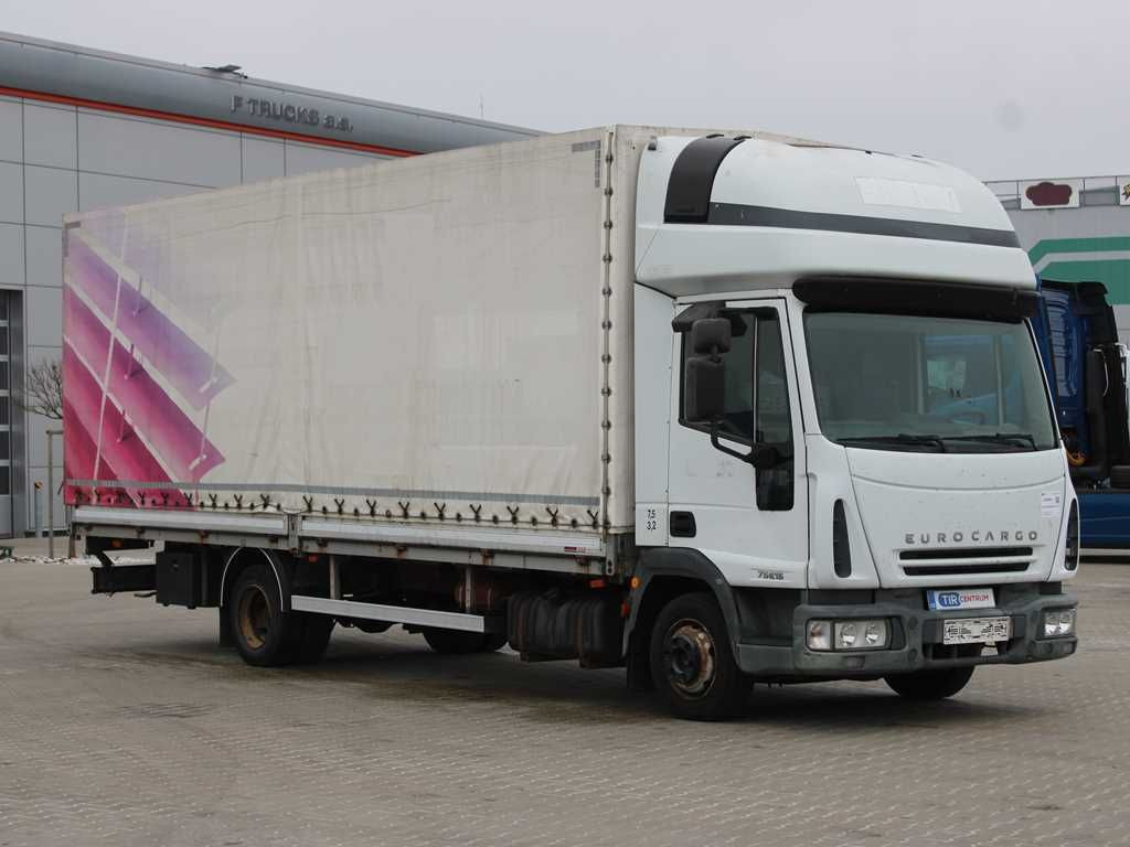 Iveco EUROCARGO ML 75 E 15, EURO 3, SLEEPING CABIN - Tentinis sunkvežimis: foto 2 Iveco EUROCARGO ML 75 E 15, EURO 3, SLEEPING CABIN - Tentinis sunkvežimis: foto 2