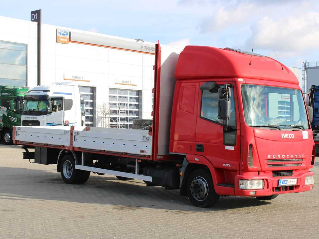 Iveco EUROCARGO ML 90E17, EURO 3, PNEU 80% - Platforminis/ Bortinis sunkvežimis: foto 2 Iveco EUROCARGO ML 90E17, EURO 3, PNEU 80% - Platforminis/ Bortinis sunkvežimis: foto 2