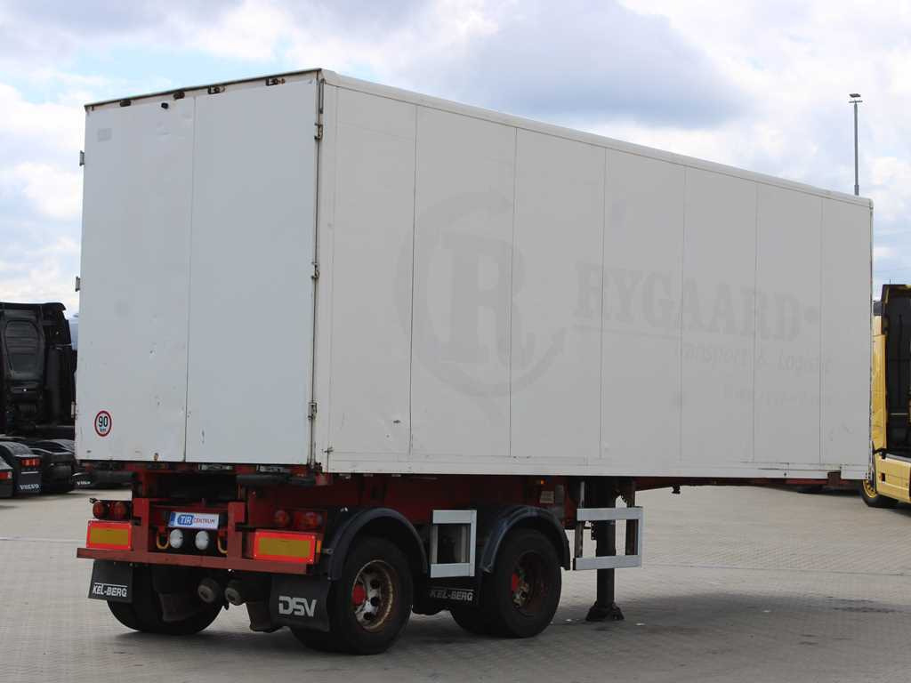 KEL-BERG E36S2, AXLES 10t, EXPANDABLE, SAF AXLES - Furgonas puspriekabė: foto 4 KEL-BERG E36S2, AXLES 10t, EXPANDABLE, SAF AXLES - Furgonas puspriekabė: foto 4
