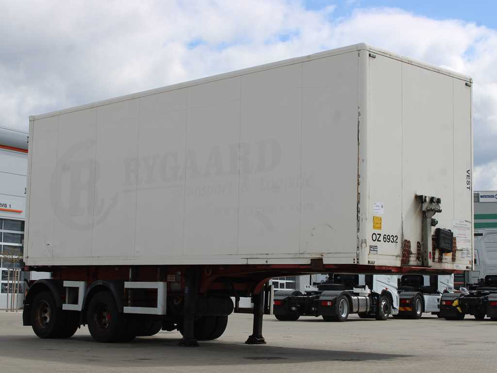 KEL-BERG E36S2, AXLES 10t, EXPANDABLE, SAF AXLES - Furgonas puspriekabė: foto 3 KEL-BERG E36S2, AXLES 10t, EXPANDABLE, SAF AXLES - Furgonas puspriekabė: foto 3