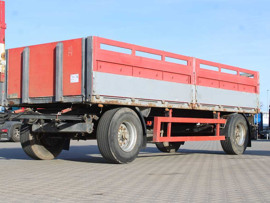 Kögel ANBS, PNEU 80% - Platforminė/ Bortinė priekaba: foto 1 Kögel ANBS, PNEU 80% - Platforminė/ Bortinė priekaba: foto 1