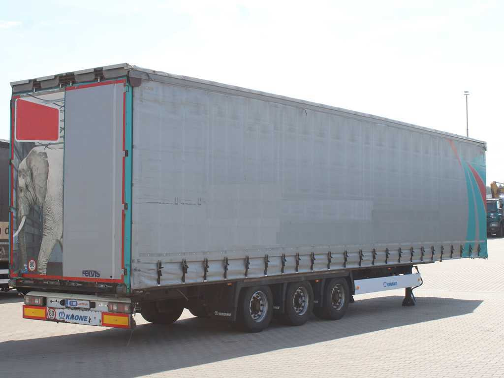 Krone SD 04, LOWDECK, LIFTING AXLE, LIFT ROOF - Tentinė puspriekabė: foto 3 Krone SD 04, LOWDECK, LIFTING AXLE, LIFT ROOF - Tentinė puspriekabė: foto 3