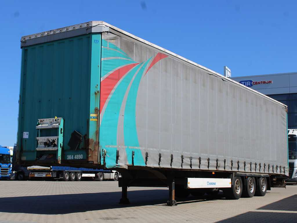 Krone SD 04, LOWDECK, LIFTING AXLE, LIFT ROOF - Tentinė puspriekabė: foto 1 Krone SD 04, LOWDECK, LIFTING AXLE, LIFT ROOF - Tentinė puspriekabė: foto 1