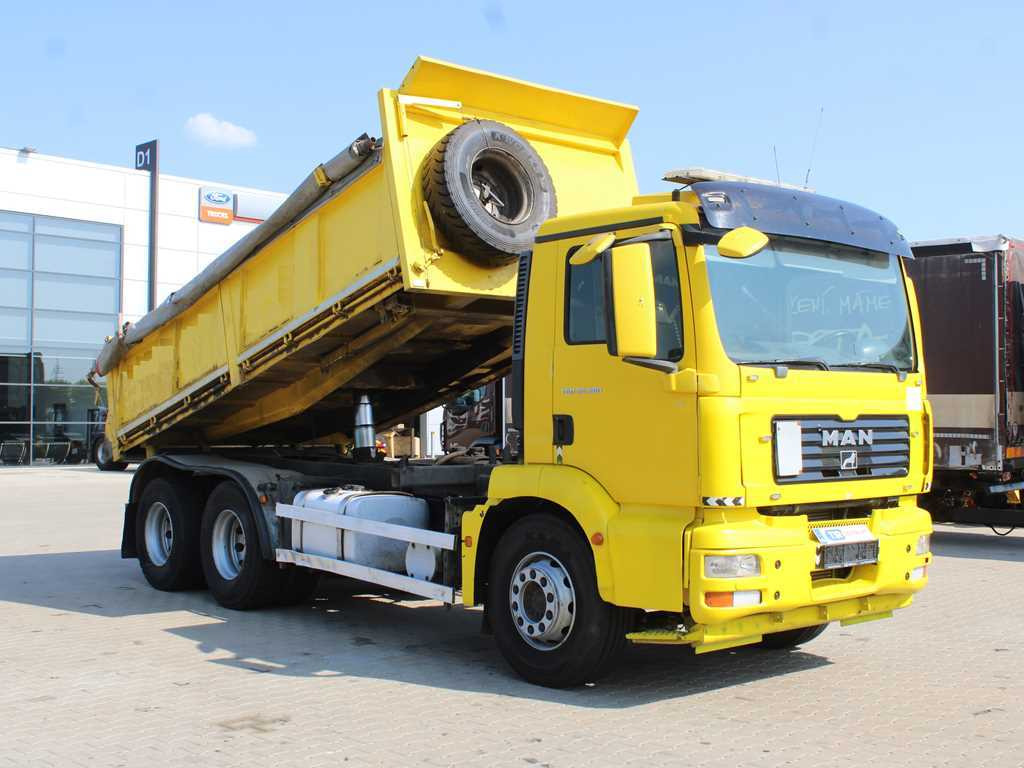 MAN TGM 26.280, EURO 4, THREE SIDED, 6X4, INDEPENDENT AIR CONDITIONING - Savivartis sunkvežimis: foto 3 MAN TGM 26.280, EURO 4, THREE SIDED, 6X4, INDEPENDENT AIR CONDITIONING - Savivartis sunkvežimis: foto 3