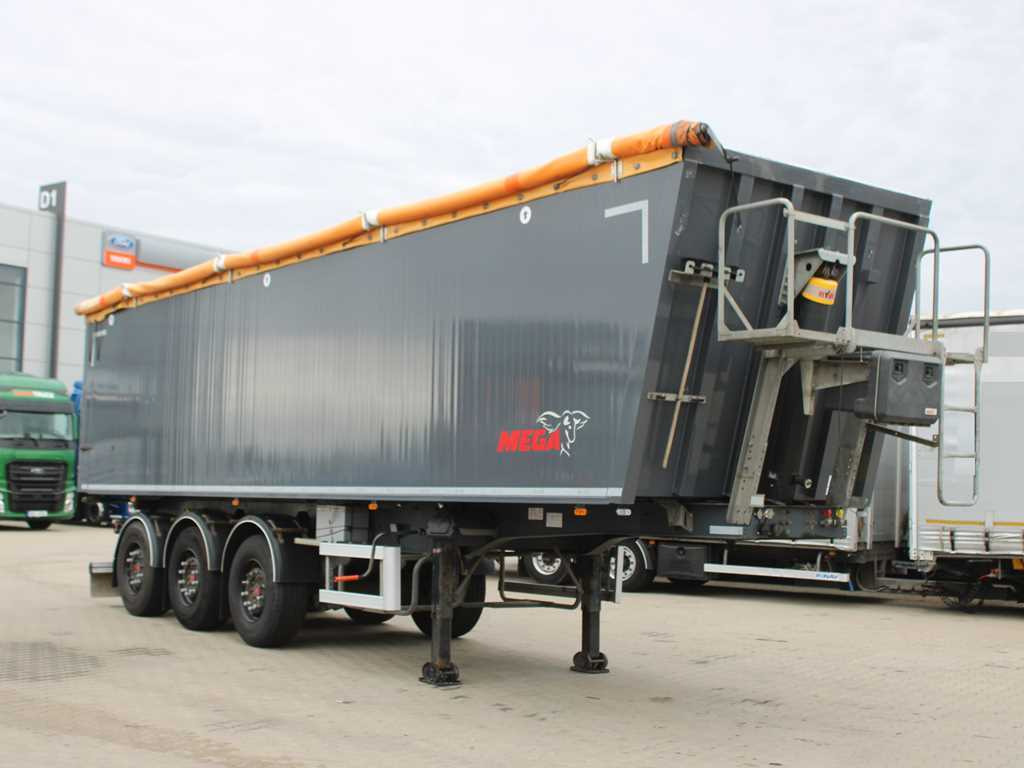 MEGA MEGA LIGHT, SAF, LIFTING AXLE, FOLDING ROOF - Savivartis puspriekabė: foto 3 MEGA MEGA LIGHT, SAF, LIFTING AXLE, FOLDING ROOF - Savivartis puspriekabė: foto 3