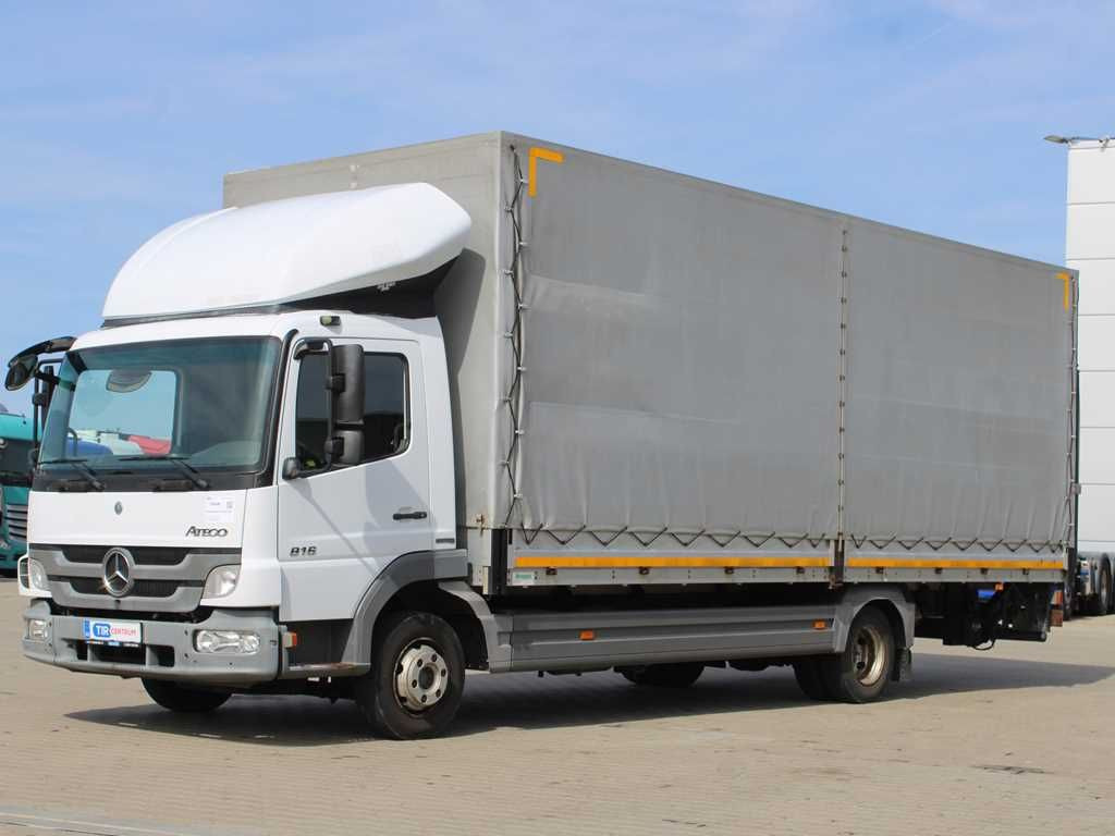 Mercedes-Benz ATEGO 816, EURO 5, TAIL LIFT, SIDEWALLS - Tentinis sunkvežimis: foto 1 Mercedes-Benz ATEGO 816, EURO 5, TAIL LIFT, SIDEWALLS - Tentinis sunkvežimis: foto 1