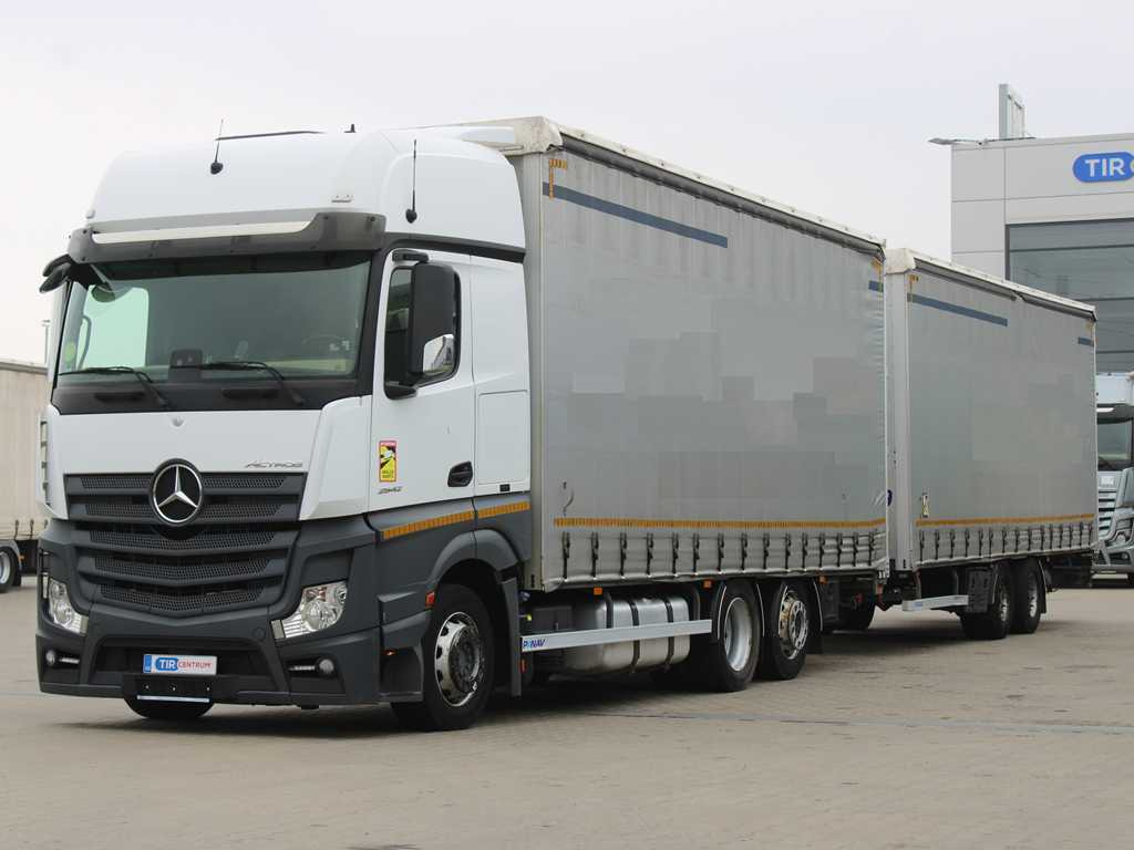 Mercedes-Benz Actros 2542, 6X2, EURO 6, AIR SUSPENSION + PANAV TV018M - Tentinis sunkvežimis: foto 1 Mercedes-Benz Actros 2542, 6X2, EURO 6, AIR SUSPENSION + PANAV TV018M - Tentinis sunkvežimis: foto 1