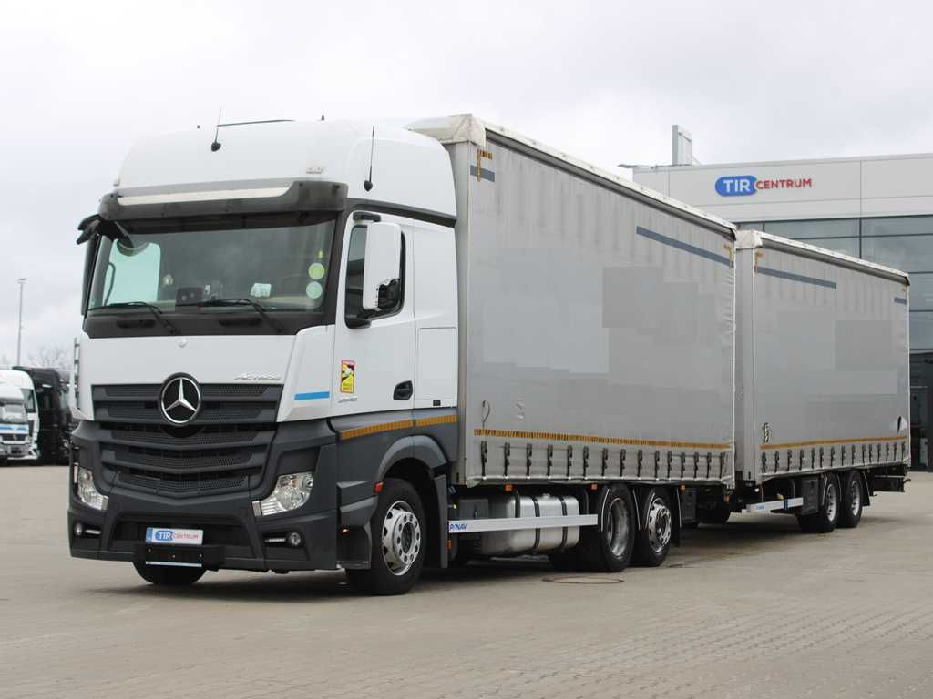 Mercedes-Benz Actros 2542, 6X2, EURO 6 + PANAV TV018M - Tentinis sunkvežimis: foto 1 Mercedes-Benz Actros 2542, 6X2, EURO 6 + PANAV TV018M - Tentinis sunkvežimis: foto 1