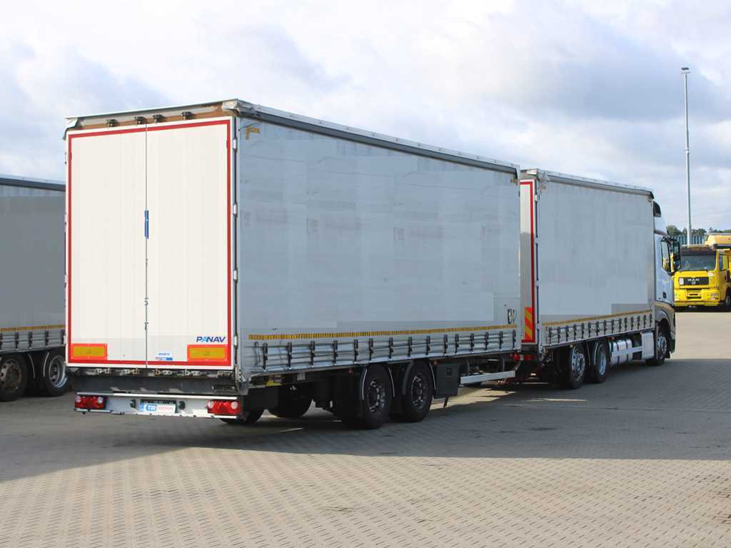 Mercedes-Benz Actros 2542, 6X2, LIFTING AXLE + PANAV TVK18M - Tentinis sunkvežimis: foto 4 Mercedes-Benz Actros 2542, 6X2, LIFTING AXLE + PANAV TVK18M - Tentinis sunkvežimis: foto 4
