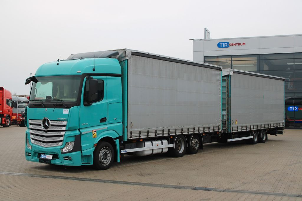 Mercedes-Benz Actros 2542, 6x2,EURO 6 + TRAILER PANAV TV018L - Tentinis sunkvežimis: foto 1 Mercedes-Benz Actros 2542, 6x2,EURO 6 + TRAILER PANAV TV018L - Tentinis sunkvežimis: foto 1