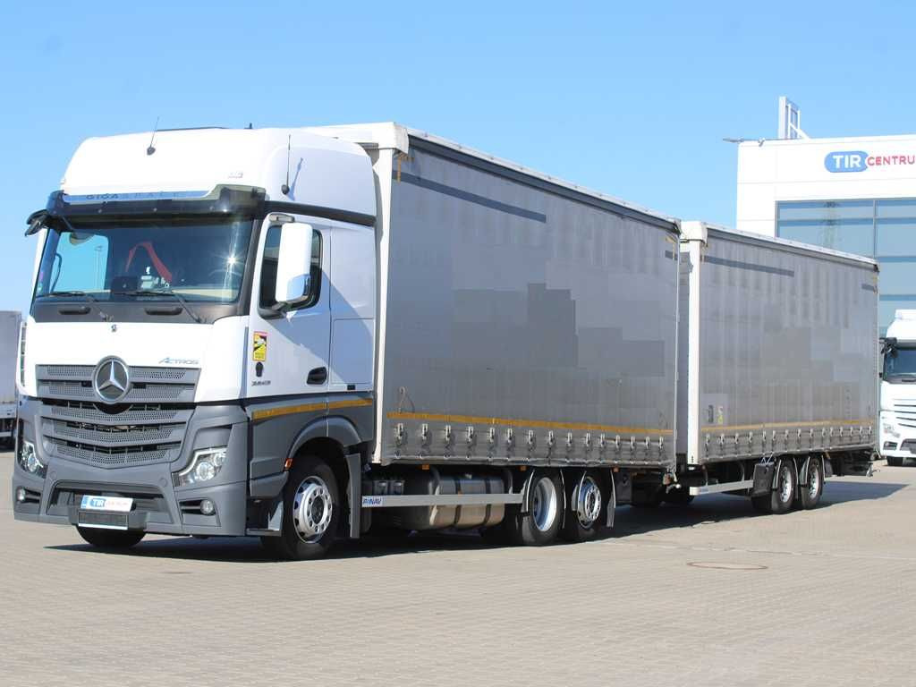 Mercedes-Benz Actros 2542,EURO 6,6X2,NAVIGATION+PANAV TVK18M - Tentinis sunkvežimis: foto 1 Mercedes-Benz Actros 2542,EURO 6,6X2,NAVIGATION+PANAV TVK18M - Tentinis sunkvežimis: foto 1