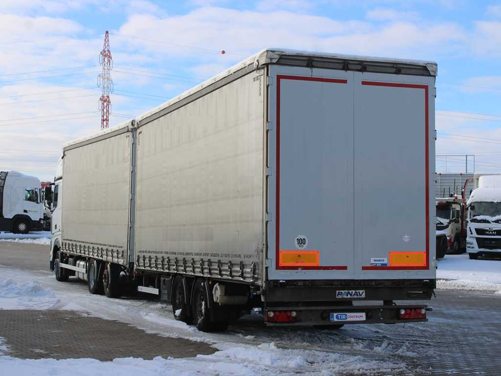 Mercedes-Benz Actros 2545, 6X2, EURO 6, AIR SUSPENSION, DRIVE-THROUGH + PANAV - Tentinis sunkvežimis: foto 5 Mercedes-Benz Actros 2545, 6X2, EURO 6, AIR SUSPENSION, DRIVE-THROUGH + PANAV - Tentinis sunkvežimis: foto 5