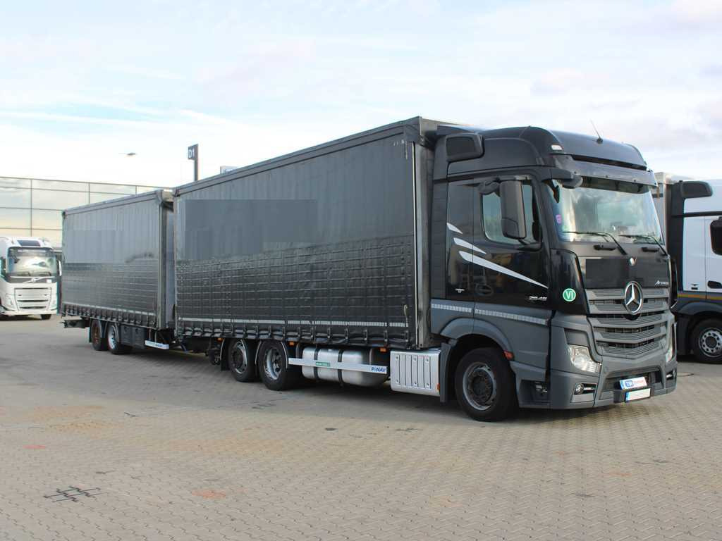 Mercedes-Benz Actros 2545, 6X2, EURO 6, AIR SUSPENSION + PANAV - Tentinis sunkvežimis: foto 3 Mercedes-Benz Actros 2545, 6X2, EURO 6, AIR SUSPENSION + PANAV - Tentinis sunkvežimis: foto 3