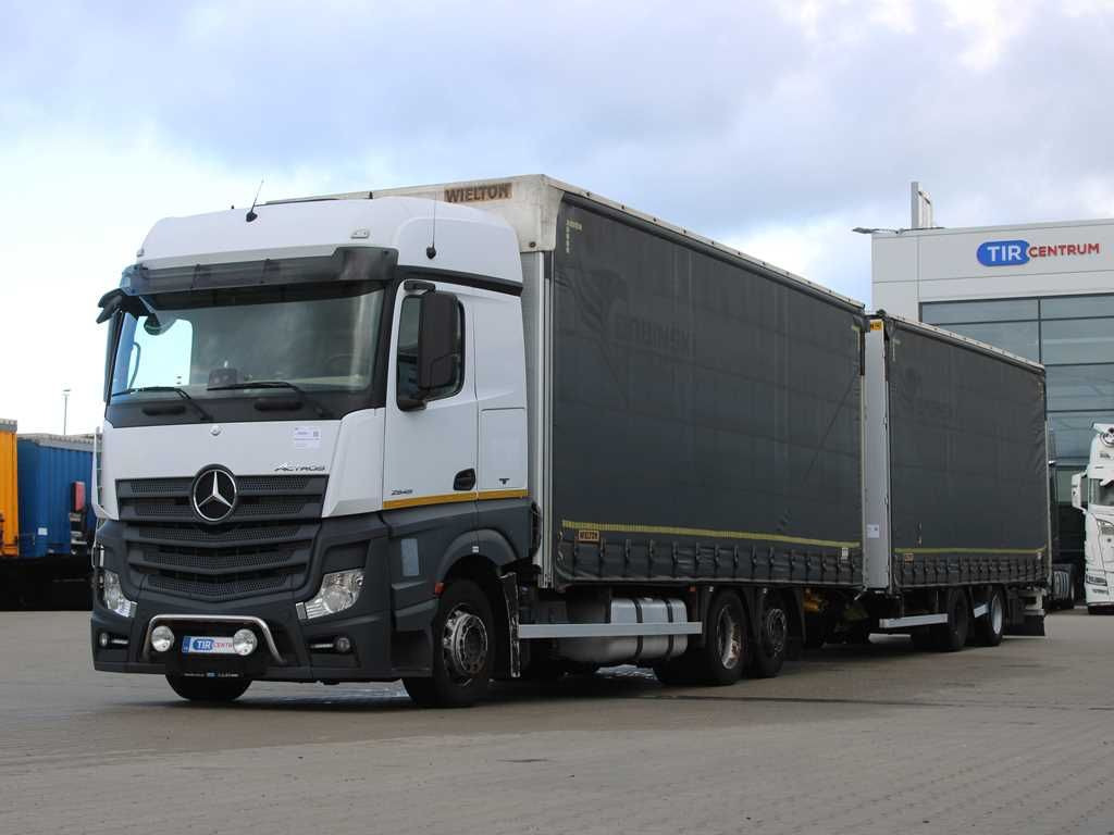 Mercedes-Benz Actros 2545, TRANZIT SET, LIFTING AXLE, EURO 6 - Tentinis sunkvežimis: foto 1 Mercedes-Benz Actros 2545, TRANZIT SET, LIFTING AXLE, EURO 6 - Tentinis sunkvežimis: foto 1