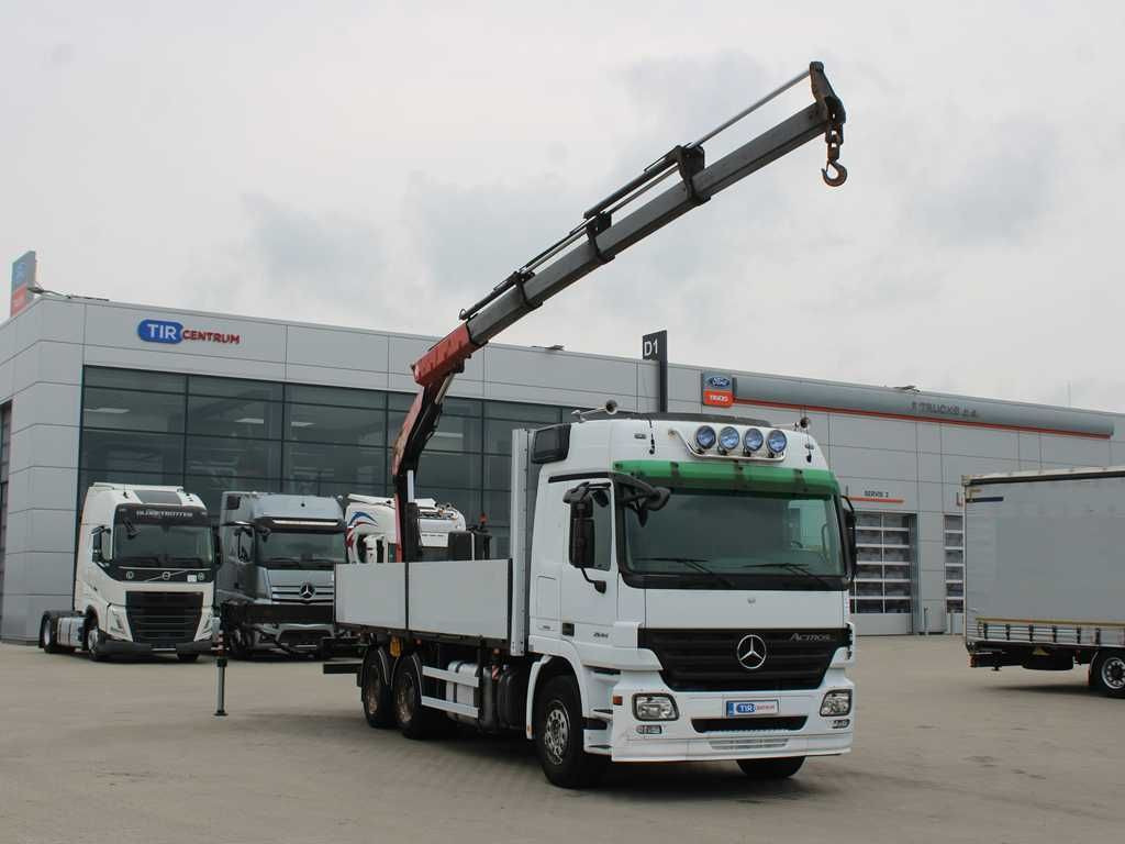Mercedes-Benz Actros 2644, 6X4, EURO 4, CRANE FASSI F210 - Platforminis/ Bortinis sunkvežimis, Sunkvežimis su kranu: foto 2 Mercedes-Benz Actros 2644, 6X4, EURO 4, CRANE FASSI F210 - Platforminis/ Bortinis sunkvežimis, Sunkvežimis su kranu: foto 2