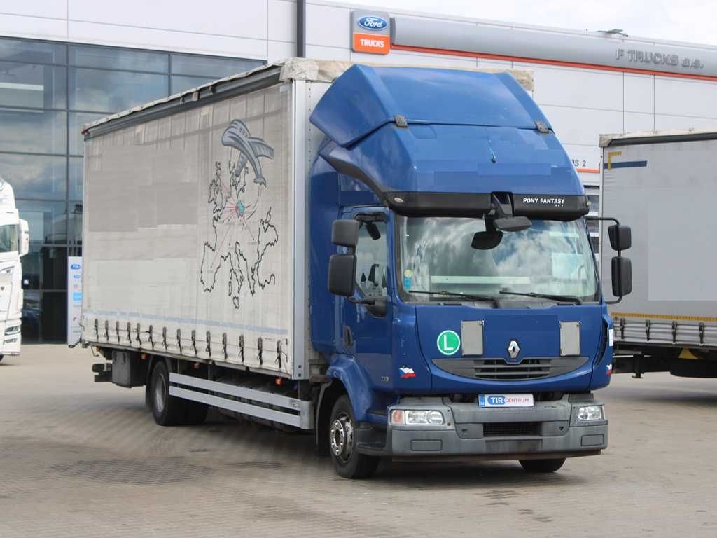 Renault MIDLUM 220.12, EURO 5, TAIL LIFT - Tentinis sunkvežimis: foto 2 Renault MIDLUM 220.12, EURO 5, TAIL LIFT - Tentinis sunkvežimis: foto 2