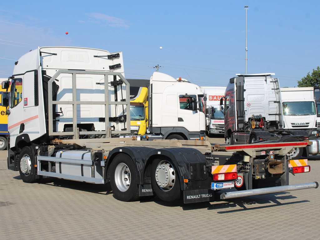 Renault T460, EURO 6, BDF, LIFT AXLE, AIR SUSPENSION - Konteineris-vežimus/ Sukeisti kūną sunkvežimis: foto 4 Renault T460, EURO 6, BDF, LIFT AXLE, AIR SUSPENSION - Konteineris-vežimus/ Sukeisti kūną sunkvežimis: foto 4