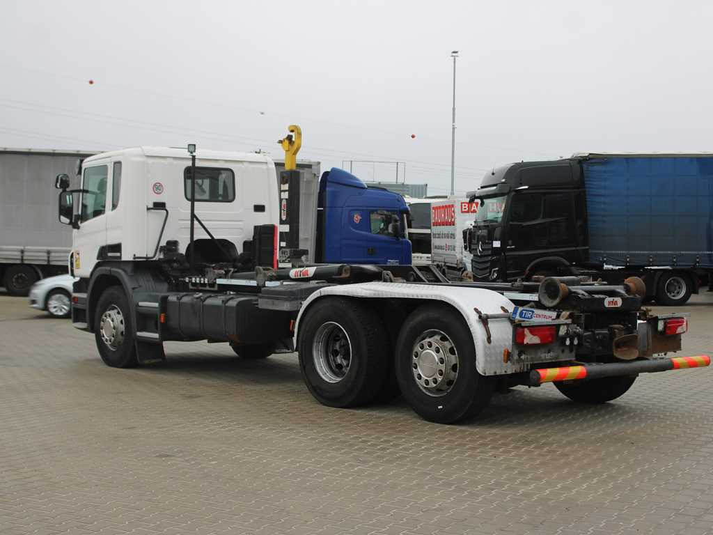 Scania P410, EURO 6, 6X2, CONTAINER HOOK CARRIER, LIFTING AXLE - Hook-lift sunkvežimis: foto 5 Scania P410, EURO 6, 6X2, CONTAINER HOOK CARRIER, LIFTING AXLE - Hook-lift sunkvežimis: foto 5