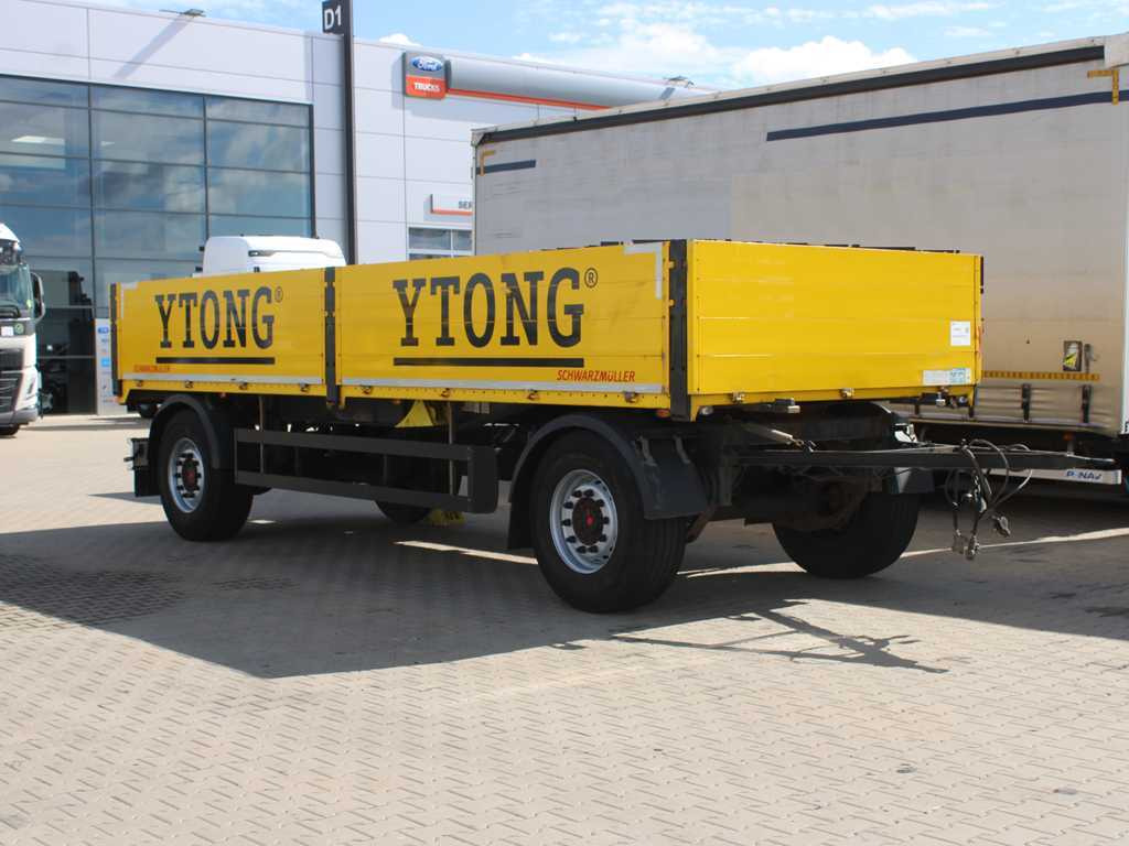 Schwarzmüller PA 2/E, SIDEBOARD, SAF, MULTILOCK, TYRES 80% - Platforminė/ Bortinė priekaba: foto 3 Schwarzmüller PA 2/E, SIDEBOARD, SAF, MULTILOCK, TYRES 80% - Platforminė/ Bortinė priekaba: foto 3