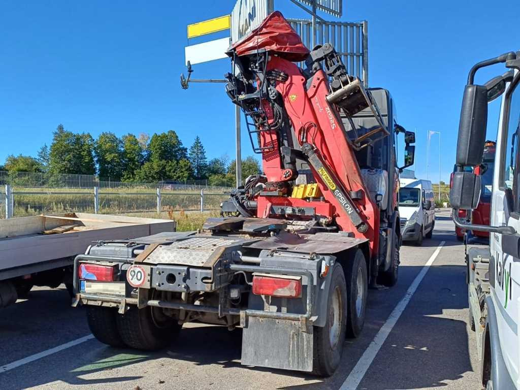 Scania R500, 6x6, RETARDER, OPTICRUISE, PALFINGER EPSILON S260Z96 - Vilkikas: foto 4 Scania R500, 6x6, RETARDER, OPTICRUISE, PALFINGER EPSILON S260Z96 - Vilkikas: foto 4