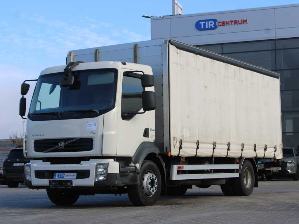 Volvo FL 240, EURO 5, HYDRAULIC FRONT, TIRES 80% - Tentinis sunkvežimis: foto 1 Volvo FL 240, EURO 5, HYDRAULIC FRONT, TIRES 80% - Tentinis sunkvežimis: foto 1