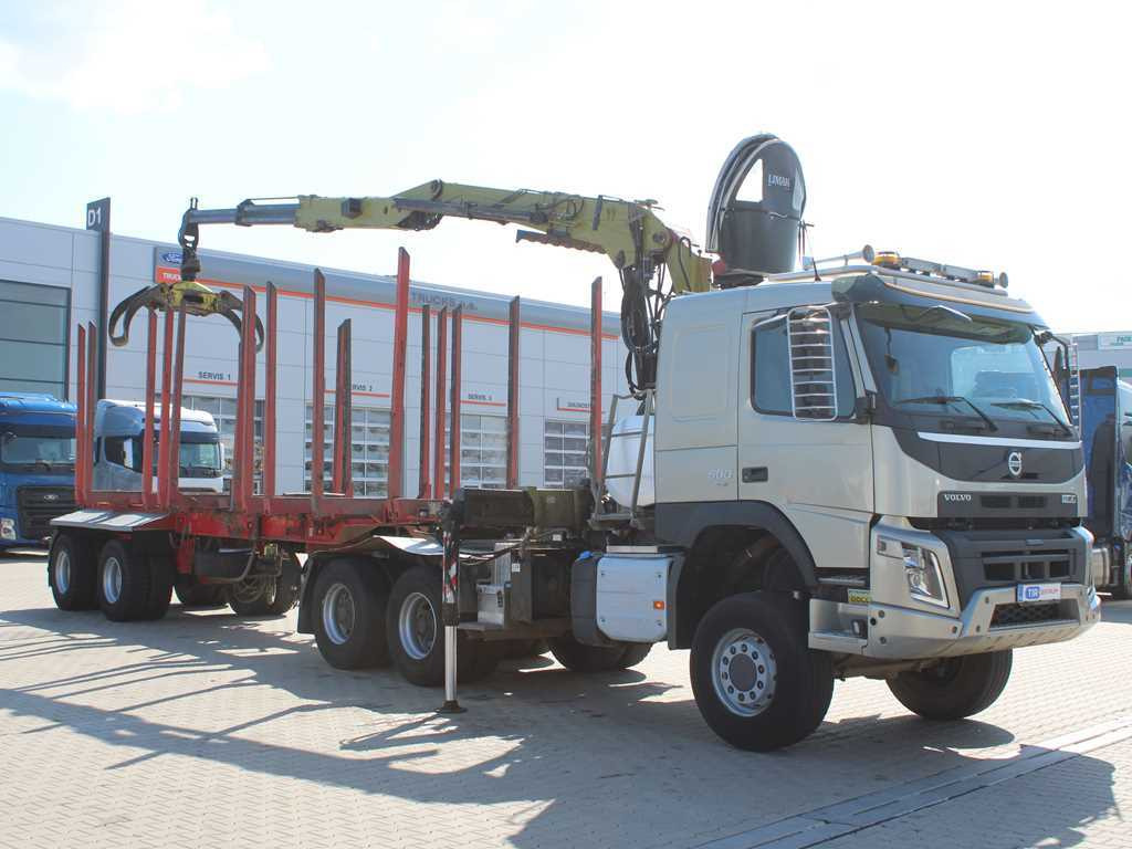 Volvo FMX 500, 6X6, LOGLIFT F265Z95 + DOLL trailer (2007) - Miškovežis, Sunkvežimis su kranu: foto 4 Volvo FMX 500, 6X6, LOGLIFT F265Z95 + DOLL trailer (2007) - Miškovežis, Sunkvežimis su kranu: foto 4