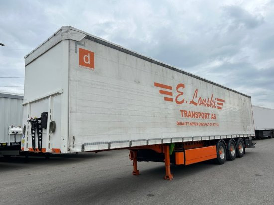 Berger SAPL 24 LTN Light, 5730 kg, 1A lift, 3A gelenkt - Tentinė puspriekabė: foto 1 Berger SAPL 24 LTN Light, 5730 kg, 1A lift, 3A gelenkt - Tentinė puspriekabė: foto 1