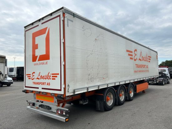 Berger SAPL 24 LTN Light, 5730 kg, 1A lift, 3A gelenkt - Tentinė puspriekabė: foto 3 Berger SAPL 24 LTN Light, 5730 kg, 1A lift, 3A gelenkt - Tentinė puspriekabė: foto 3