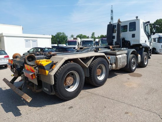 Iveco 8x4 Meiller Abroller, Automatik, E6, Retarder, - Hook-lift sunkvežimis, Sunkvežimis su kranu: foto 4 Iveco 8x4 Meiller Abroller, Automatik, E6, Retarder, - Hook-lift sunkvežimis, Sunkvežimis su kranu: foto 4