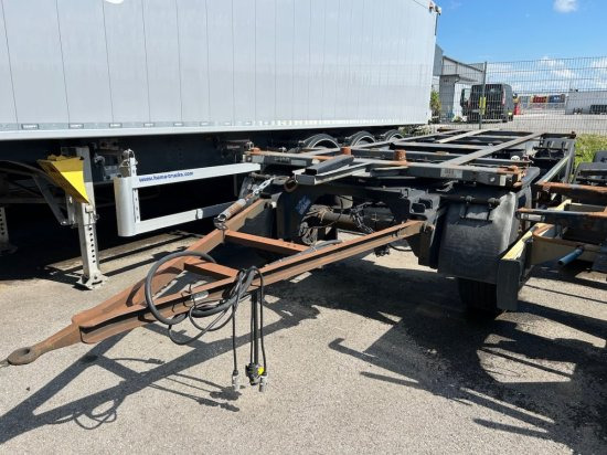 Kögel AWE 18 Standartlafette, SAF Achsen - Konteineris-vežimus/ Sukeisti kūną priekaba: foto 1 Kögel AWE 18 Standartlafette, SAF Achsen - Konteineris-vežimus/ Sukeisti kūną priekaba: foto 1