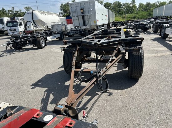 Krone AZ 18, Standard-Lafette BPW-Achsen, - Konteineris-vežimus/ Sukeisti kūną priekaba: foto 2 Krone AZ 18, Standard-Lafette BPW-Achsen, - Konteineris-vežimus/ Sukeisti kūną priekaba: foto 2