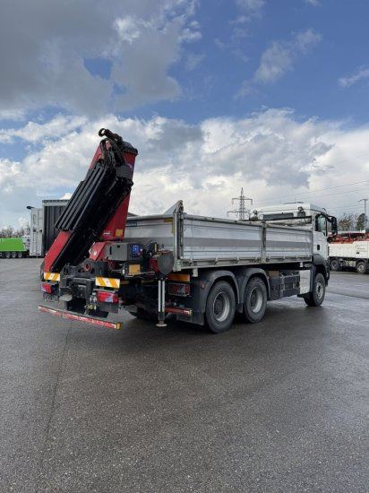 MAN TGS 26.430 6x4 3-Seitenkipper, HMF 2020K-RC Heckkran abnehmbar, - Savivartis sunkvežimis, Sunkvežimis su kranu: foto 4 MAN TGS 26.430 6x4 3-Seitenkipper, HMF 2020K-RC Heckkran abnehmbar, - Savivartis sunkvežimis, Sunkvežimis su kranu: foto 4