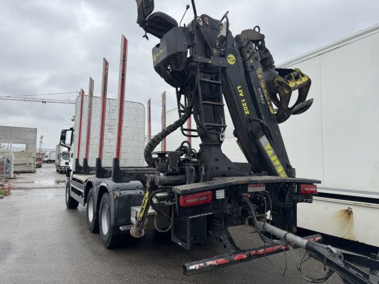MAN TGS 33.510 BL 6x4, Intarder, Holztransporter, LIV 120Z - Miškovežis, Sunkvežimis su kranu: foto 5 MAN TGS 33.510 BL 6x4, Intarder, Holztransporter, LIV 120Z - Miškovežis, Sunkvežimis su kranu: foto 5