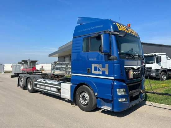 MAN TGX 26.440 XLX 6x2 Liftachse, Retarder, Euro 6, Motorschaden - Konteineris-vežimus/ Sukeisti kūną sunkvežimis: foto 1 MAN TGX 26.440 XLX 6x2 Liftachse, Retarder, Euro 6, Motorschaden - Konteineris-vežimus/ Sukeisti kūną sunkvežimis: foto 1
