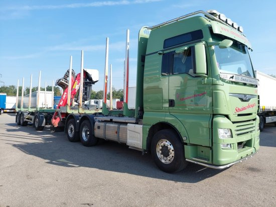 MAN TGX 26.500 6x4x4 Holztransporter, Motor Neu - Miškovežis, Sunkvežimis su kranu: foto 2 MAN TGX 26.500 6x4x4 Holztransporter, Motor Neu - Miškovežis, Sunkvežimis su kranu: foto 2
