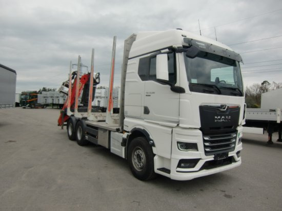 MAN TGX 33.580 BL 6x4, Intarder, Holztransporter, - Miškovežis, Sunkvežimis su kranu: foto 3 MAN TGX 33.580 BL 6x4, Intarder, Holztransporter, - Miškovežis, Sunkvežimis su kranu: foto 3