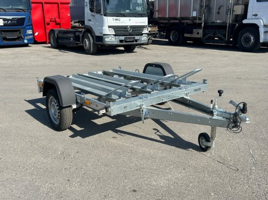 Martz GP 1 R, Motorrad-Transporter, Verzinkt, Meher-Achsen, - Motociklo priekaba: foto 1 Martz GP 1 R, Motorrad-Transporter, Verzinkt, Meher-Achsen, - Motociklo priekaba: foto 1
