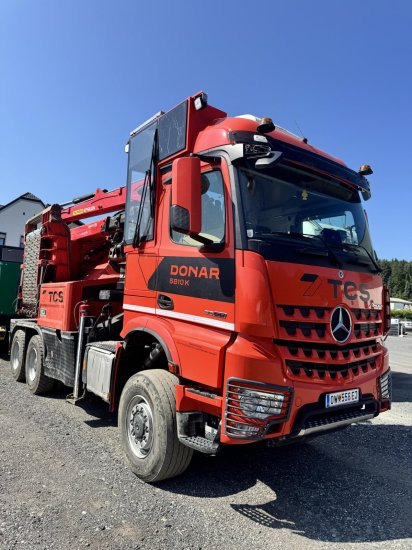 Medienos smulkintuvas, Sunkvežimis Mercedes-Benz ACTROS 6x4 DONAR 5810K ? Hack-LKW / Mobilhacker | TCS Umwelttechnik: foto 6