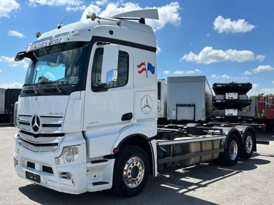 Mercedes-Benz Actros 2545 6x2 BDF E6, Retarder, Alufelgen - Konteineris-vežimus/ Sukeisti kūną sunkvežimis: foto 1 Mercedes-Benz Actros 2545 6x2 BDF E6, Retarder, Alufelgen - Konteineris-vežimus/ Sukeisti kūną sunkvežimis: foto 1