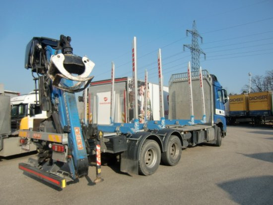 Mercedes-Benz Arocs 3353 6x4 Holztransp., Palfinger Kran Epsilon - Miškovežis, Sunkvežimis su kranu: foto 4 Mercedes-Benz Arocs 3353 6x4 Holztransp., Palfinger Kran Epsilon - Miškovežis, Sunkvežimis su kranu: foto 4