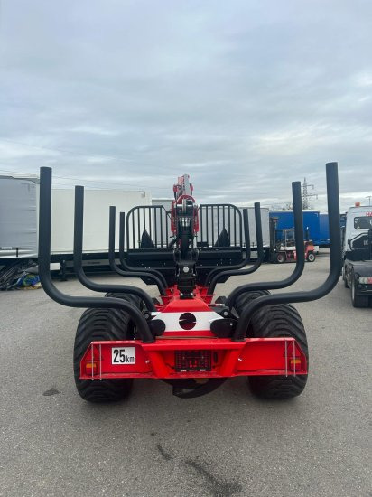 STEPA M-16 Forstanhänger mit Steindl Palfinger Forstkran L, 2-Achsig 4- Rungenpaare - Miško priekaba: foto 5 STEPA M-16 Forstanhänger mit Steindl Palfinger Forstkran L, 2-Achsig 4- Rungenpaare - Miško priekaba: foto 5